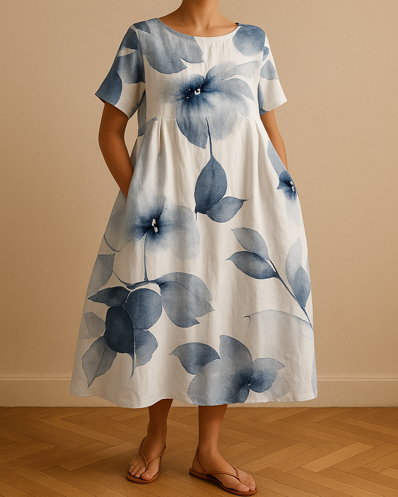 Madeleine - Robe  Élégante Floral pour Femmes