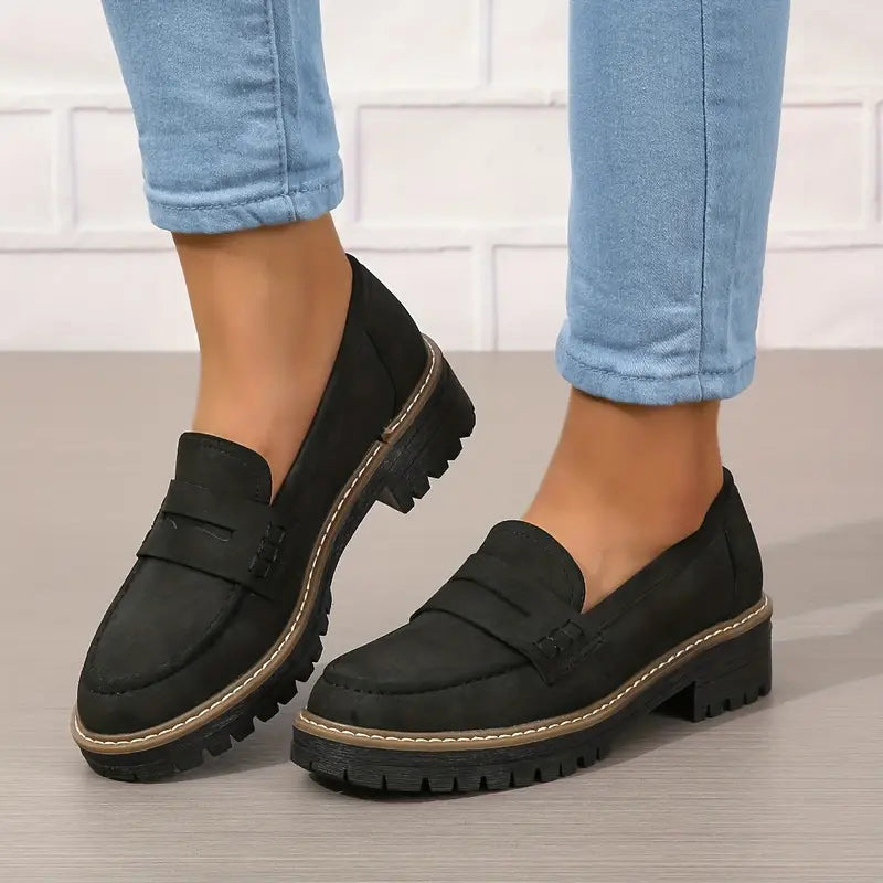 Andrée | Confortables Mocassins en Daim